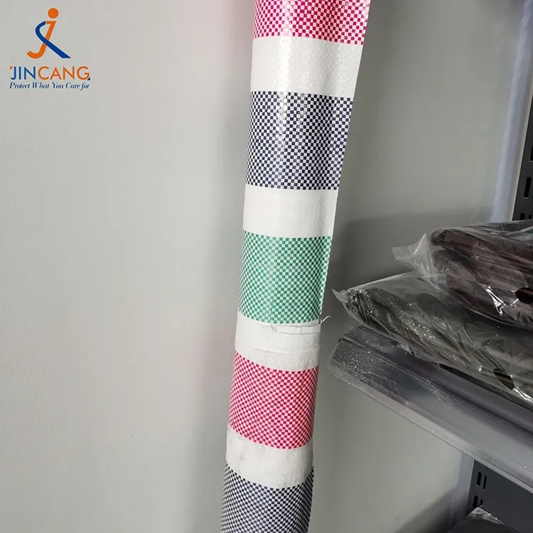 90 जीएसएम स्ट्रिप पीई तिरपाल रोल