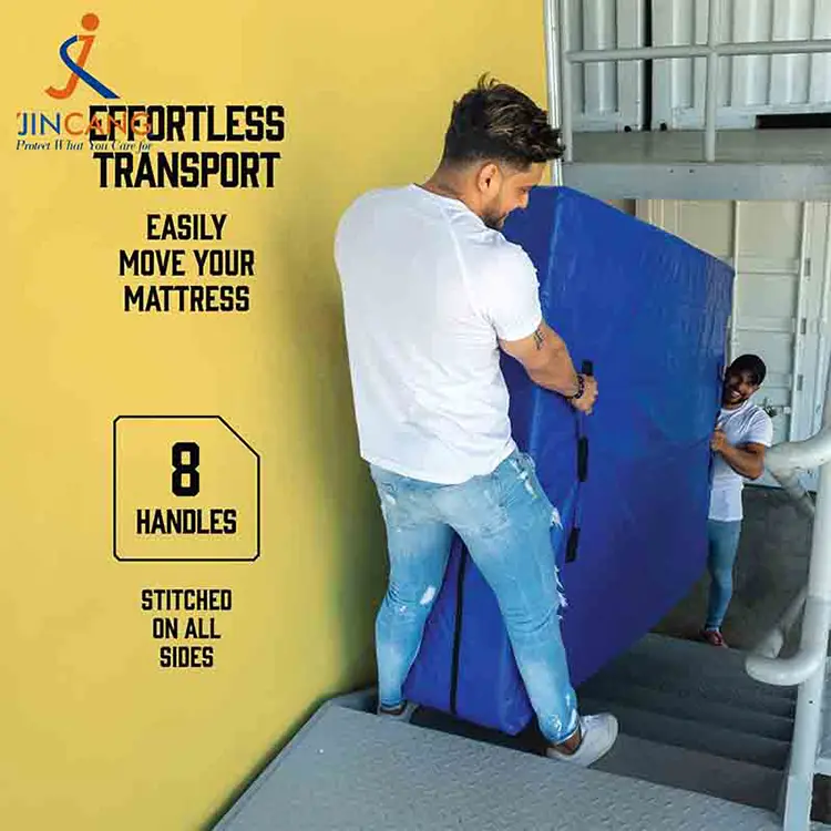 मर्स गद्दा चलिरहेको र भण्डारणको लागि कभर गर्दछ