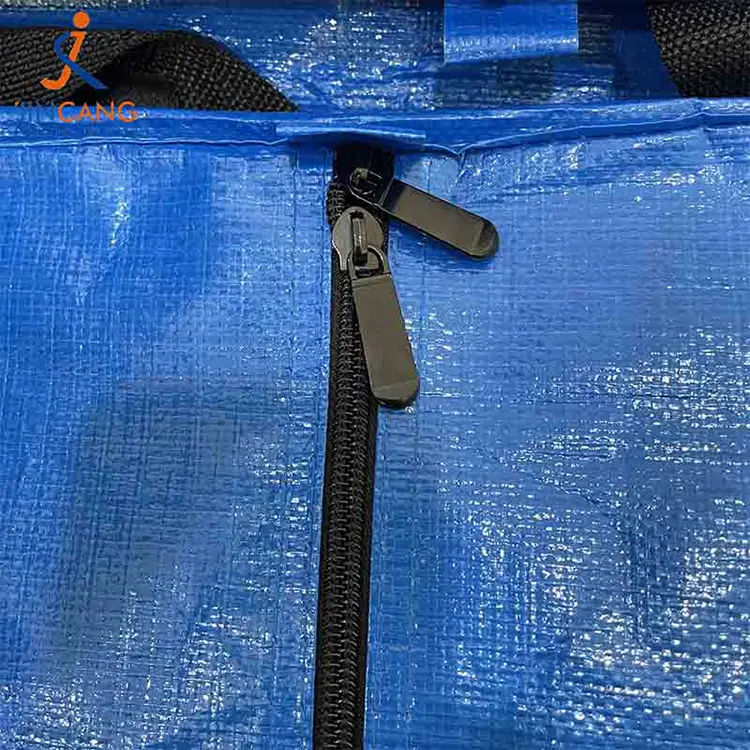 सुपरमार्केट फोल्डेबल pp बुनेको झोला चल्दै