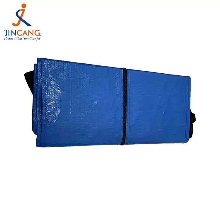 अनुकूलन मुद्रित भारी शुल्क pp बुनेको झोला चल्दै