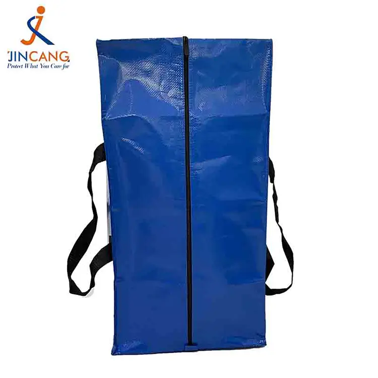 अनुकूलन मुद्रित भारी शुल्क pp बुनेको झोला चल्दै