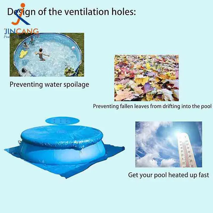 चाँदी नीलो स्विमिंग पोखरी कभर